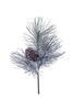 Photograph of 14" Frosted Pine Stem Pinecone 3/Bag