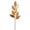 Photograph of 27.5" Gold Metalic Leaf Gltr Spray 3/Bag