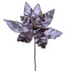 Photograph of 24" Lavender Velvet Poinsettia 3/Bag