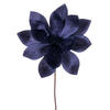 Photograph of 22" Midnight Blue Velvet Sheen Poinse 4B