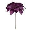 Photograph of 22" Purple Velvet Sheen Poinsettia 4/Bag