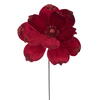 Photograph of 21.5" Red Velvet Magnolia 13" Flwr 4/Bag