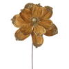 Photograph of 21.5" Gold Velvet Magnolia 13" Flw 4/Bag