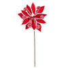 Photograph of 21.5" Red Candy Cane Poinsettia 4/Bag