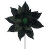 Photograph of 21.5" Green Poinsettia 18" Flower 2/Bag