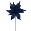 Photograph of 21.5" Mdnt Blue Poinsettia 12" Flwr 6/Bg