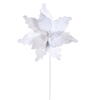 Photograph of 20" White Velvet Sugar 11.5" Flower 3/Bg