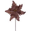 Photograph of 20" Mocha Deluxe Velvet 13" Flower 3/Bag