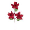 Photograph of 26" Red Velvet Trio Razor 6" Flower 3/Bg