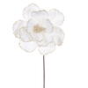 Photograph of 20" Cream Velvet Magnolia 10" Flowr 3/Bg