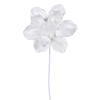 Photograph of 17" White Magnolia Pearl 8" Flower 2/Bag