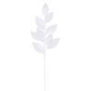 Photograph of 32" White Faux Pearl Leaf Spray 2/Bag