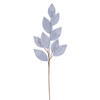 Photograph of 32" Silver Velvet Pearl Leaf Spray 2/Bag