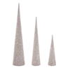 Photograph of 15"/24"/30" Champagne Cone Tree 3/Assrtd