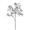 Photograph of 29" Silver Bamboo Leaf Spray 4/Bag