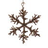 Photograph of 6.5" Chocolate Twig Snowflake Orn 6/Bag