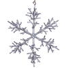 Photograph of 9" Silver Twig Snowflake Orn 3/Bag