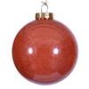 Photograph of 6" Rustic Orange Ball Ornament 2/Bag