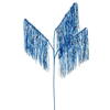 Photograph of 36" Blue Tinsel Icicle 3-Tip Spray 3Pk