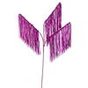 Photograph of 36" Fuchsia Tin Icicle 3-Tip Spray 3Pk