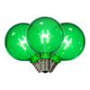 Photograph of G50 Trans Filament Green Bulb .6W 25/Bag