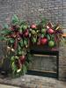 CRIMSON AND MOSS GARLAND