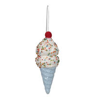 Pastel Ice Cream Cone ornament