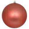 Photograph of 6" Coral Matte Ball UV Drilled 4/Bag