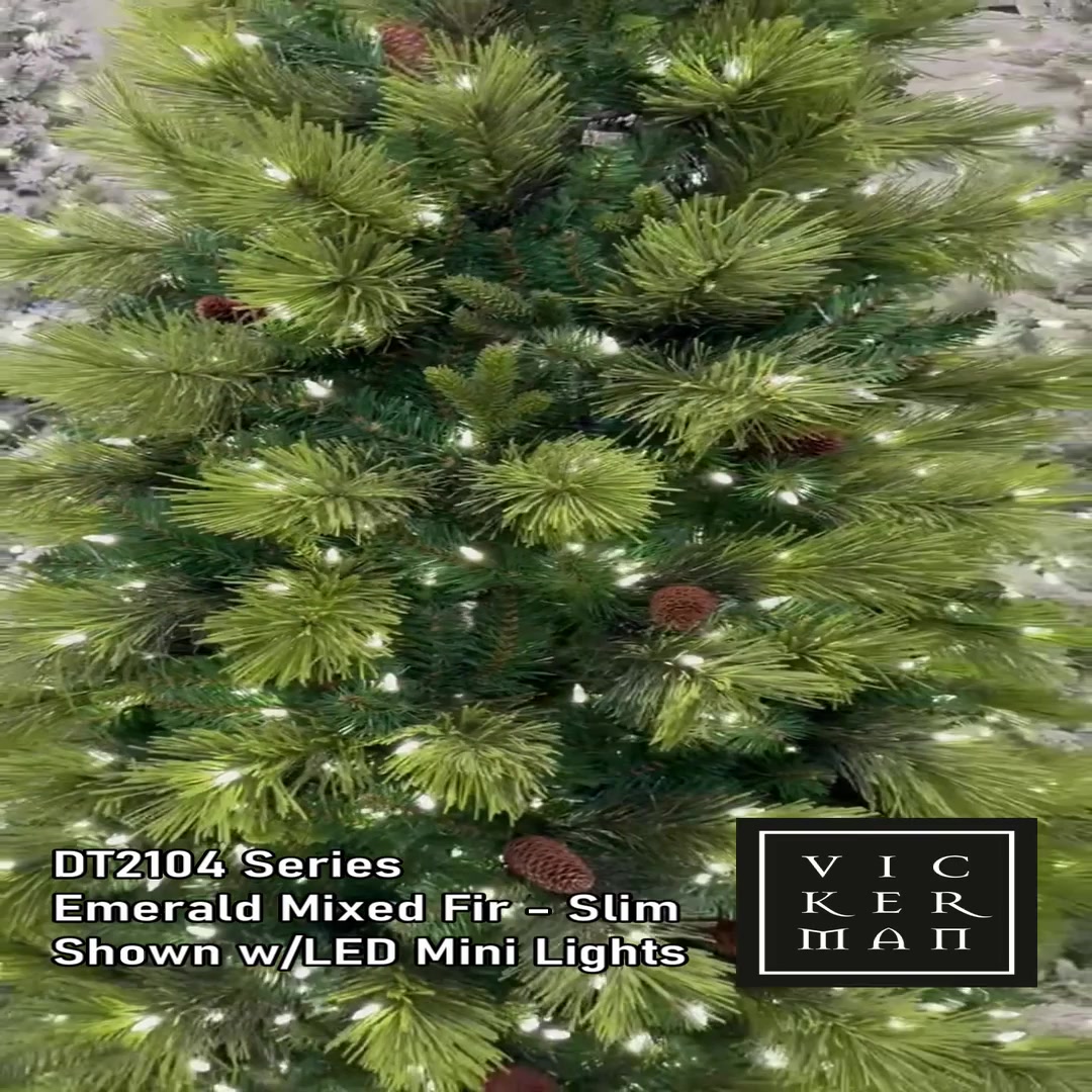 DT210481LED - Emerald Mixed Fir Christmas Tree | Vickerman