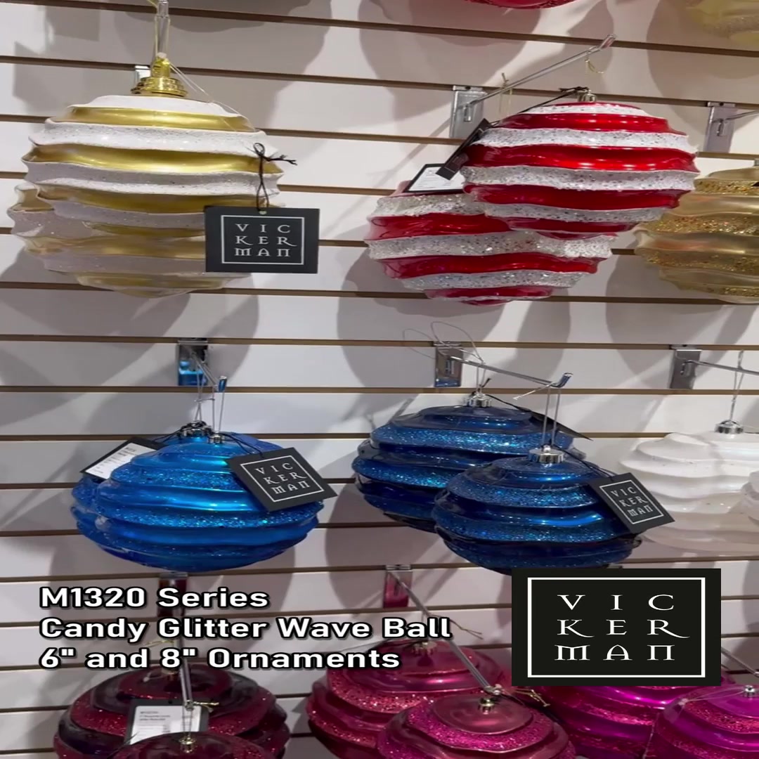 Candy Ornament OP 紺 M132073 - Ball Ornament Ball Ornament | Vickerman