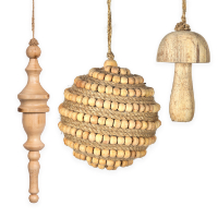 Wood Style Ornament