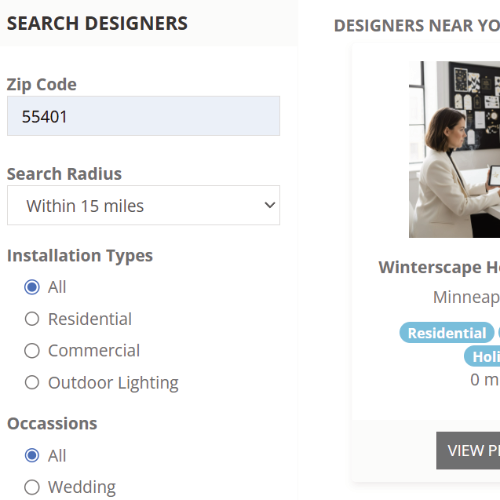 Large Outdoor Frame Tree